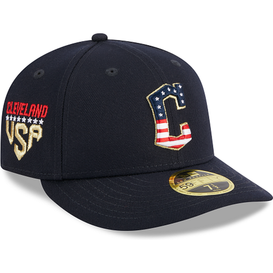 New Era Cleveland Guardians Independence Day 2023 Low Profile 59FIFTY Fitted Hat