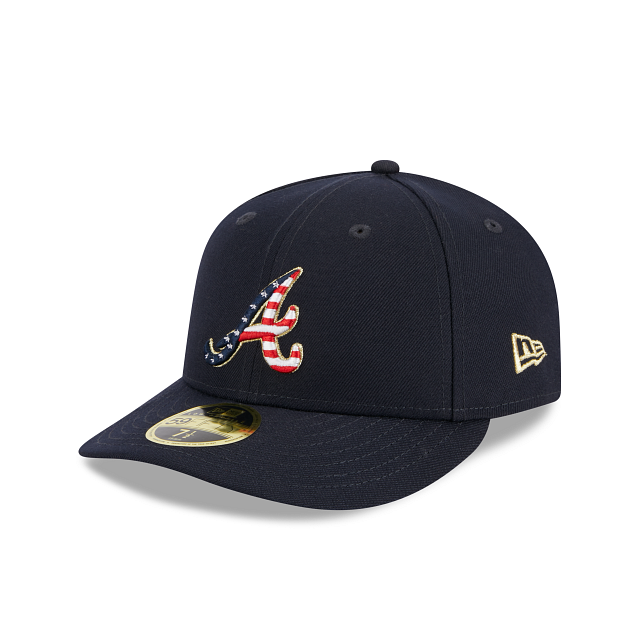 New Era Atlanta Braves Independence Day 2023 Low Profile 59FIFTY Fitted Hat