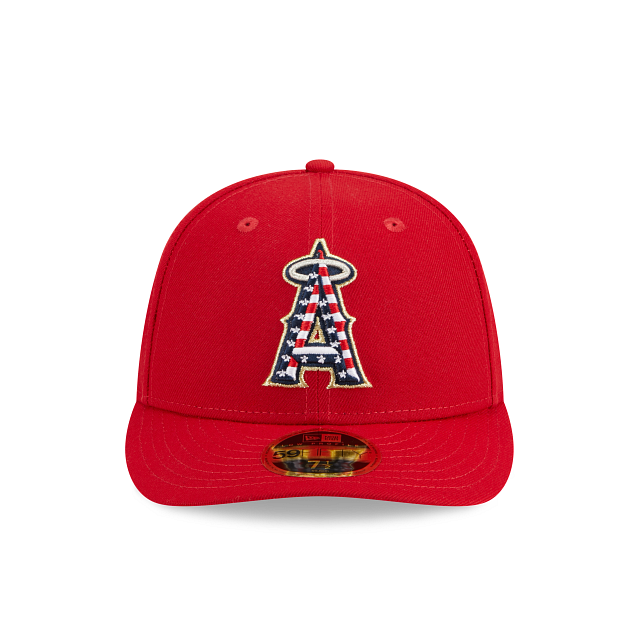 New Era Los Angeles Angels Independence Day 2023 Low Profile 59FIFTY Fitted Hat