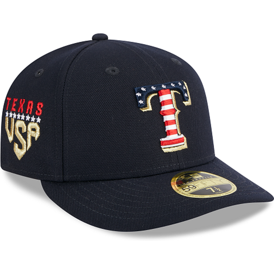 New Era Texas Rangers Independence Day 2023 Low Profile 59FIFTY Fitted Hat