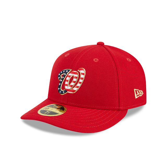 New Era Washington Nationals Independence Day 2023 Low Profile 59FIFTY Fitted Hat