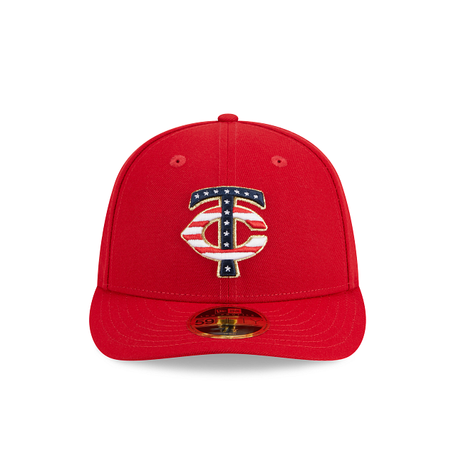 New Era Minnesota Twins Independence Day 2023 Low Profile 59FIFTY Fitted Hat