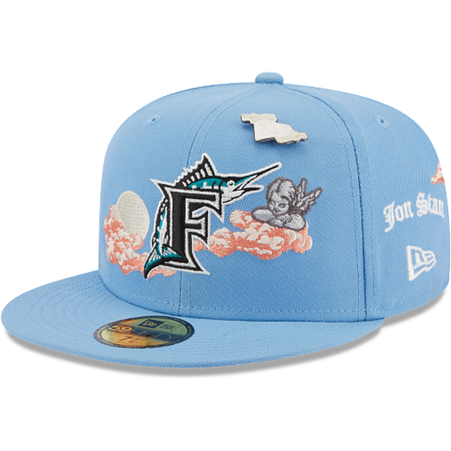 New Era Jon Stan X Florida Marlins Angelic 2023 59FIFTY Fitted Hat