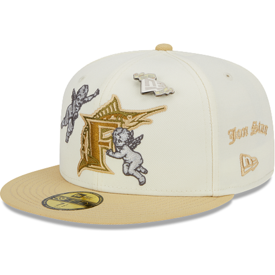 New Era Jon Stan X Florida Marlins Cherubs 2023 59FIFTY Fitted Hat