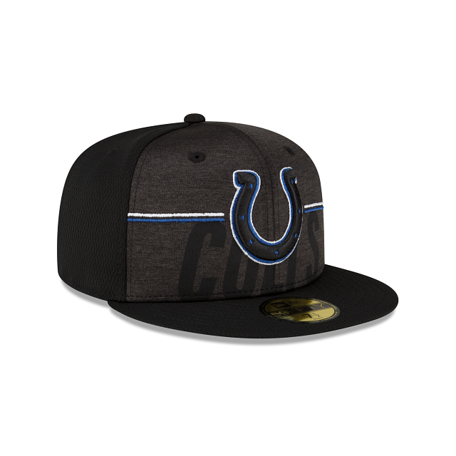 New Era Indianapolis Colts 2023 Training Black 59FIFTY Fitted Hat