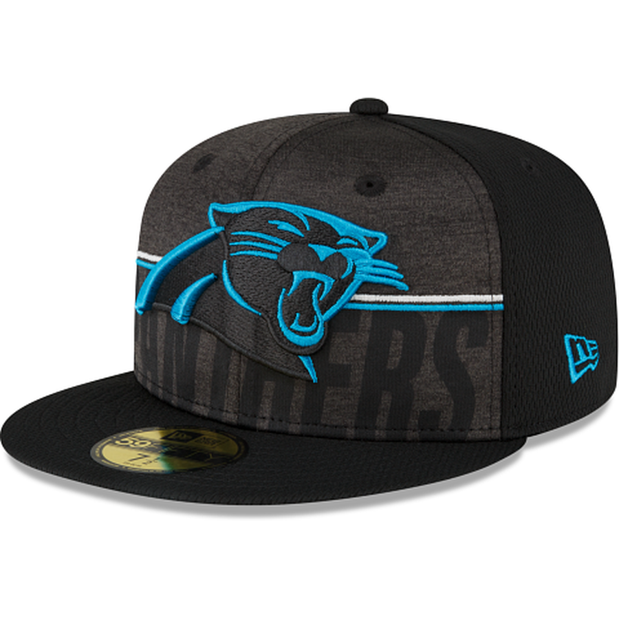 New Era Carolina Panthers 2023 Training Black 59FIFTY Fitted Hat