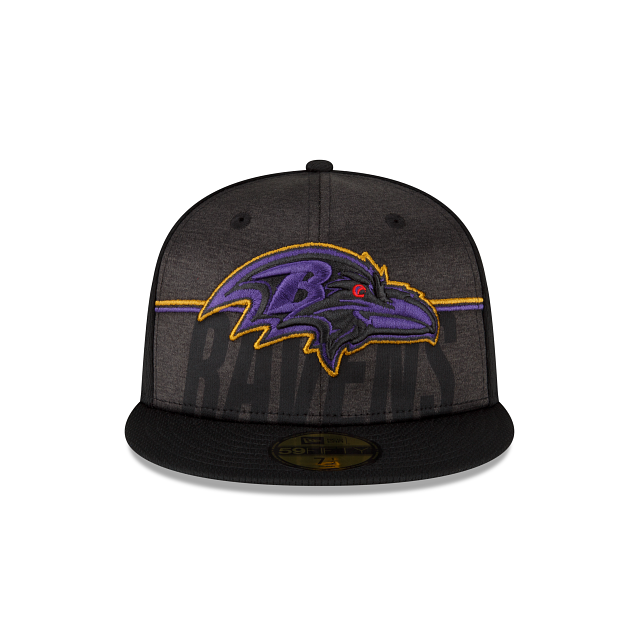 New Era Baltimore Ravens 2023 Training Black 59FIFTY Fitted Hat