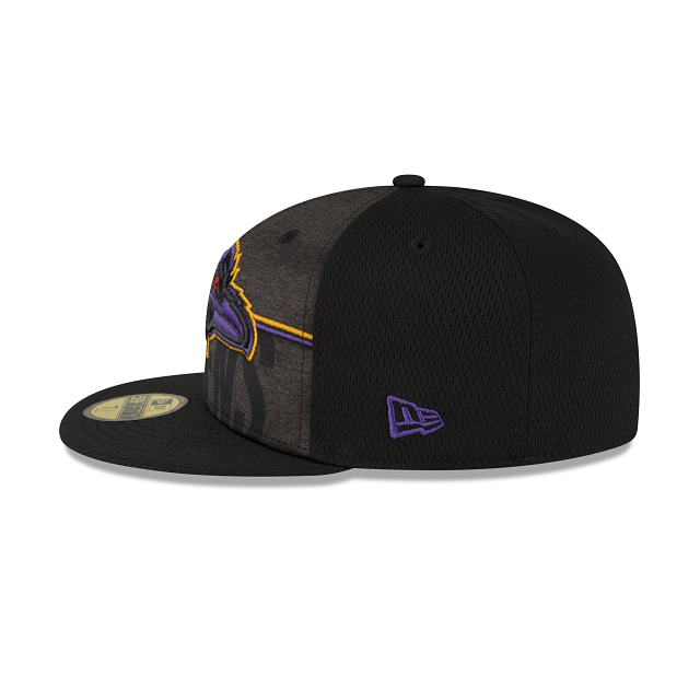 New Era Baltimore Ravens 2023 Training Black 59FIFTY Fitted Hat