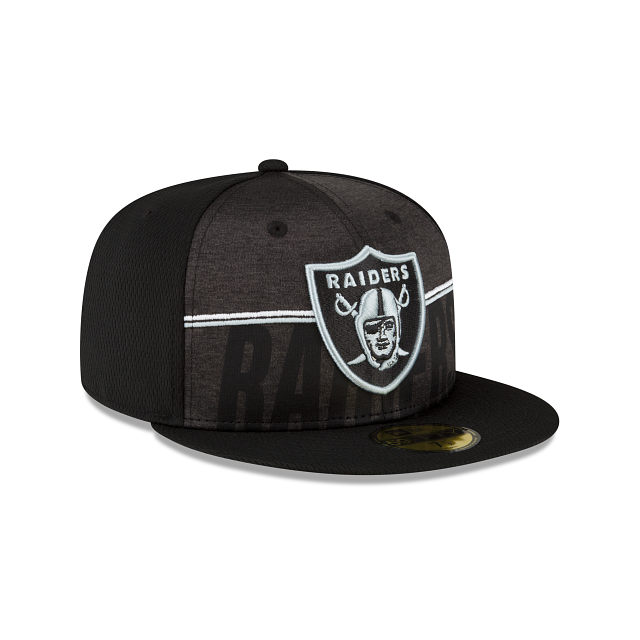 New Era Las Vegas Raiders 2023 Training Black 59FIFTY Fitted Hat