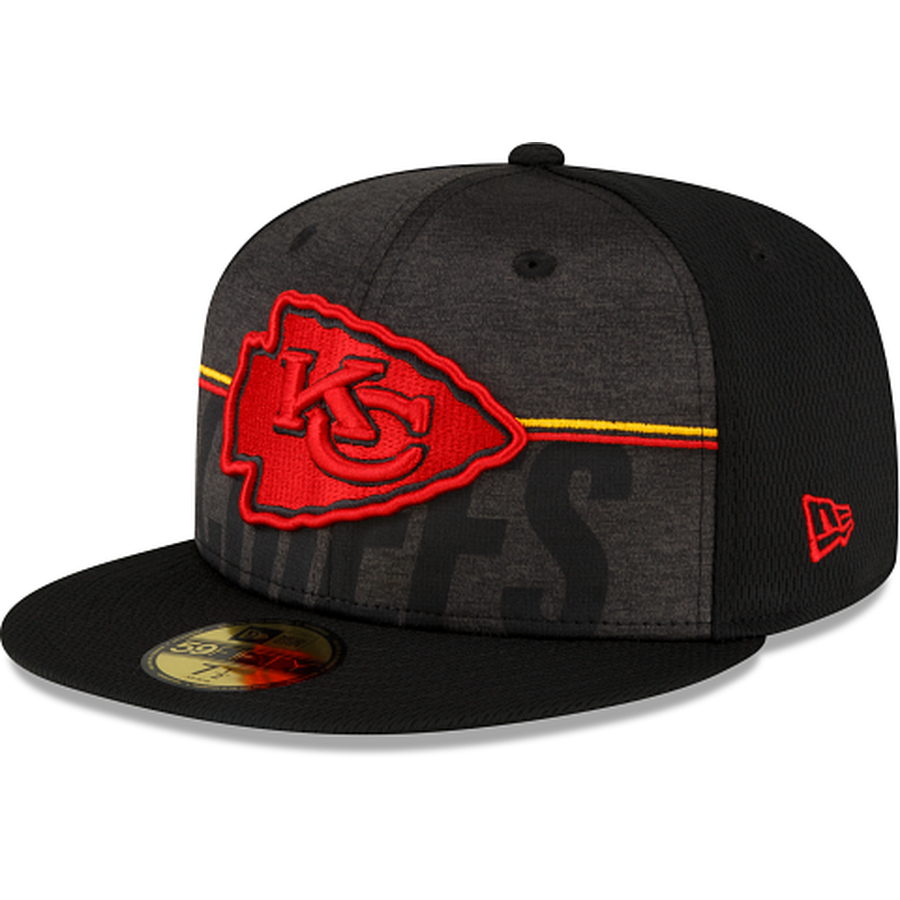 New Era Kansas City Chiefs 2023 Training Black 59FIFTY Fitted Hat