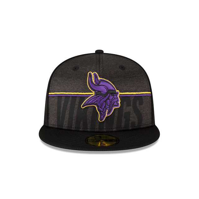 New Era Minnesota Vikings 2023 Training Black 59FIFTY Fitted Hat