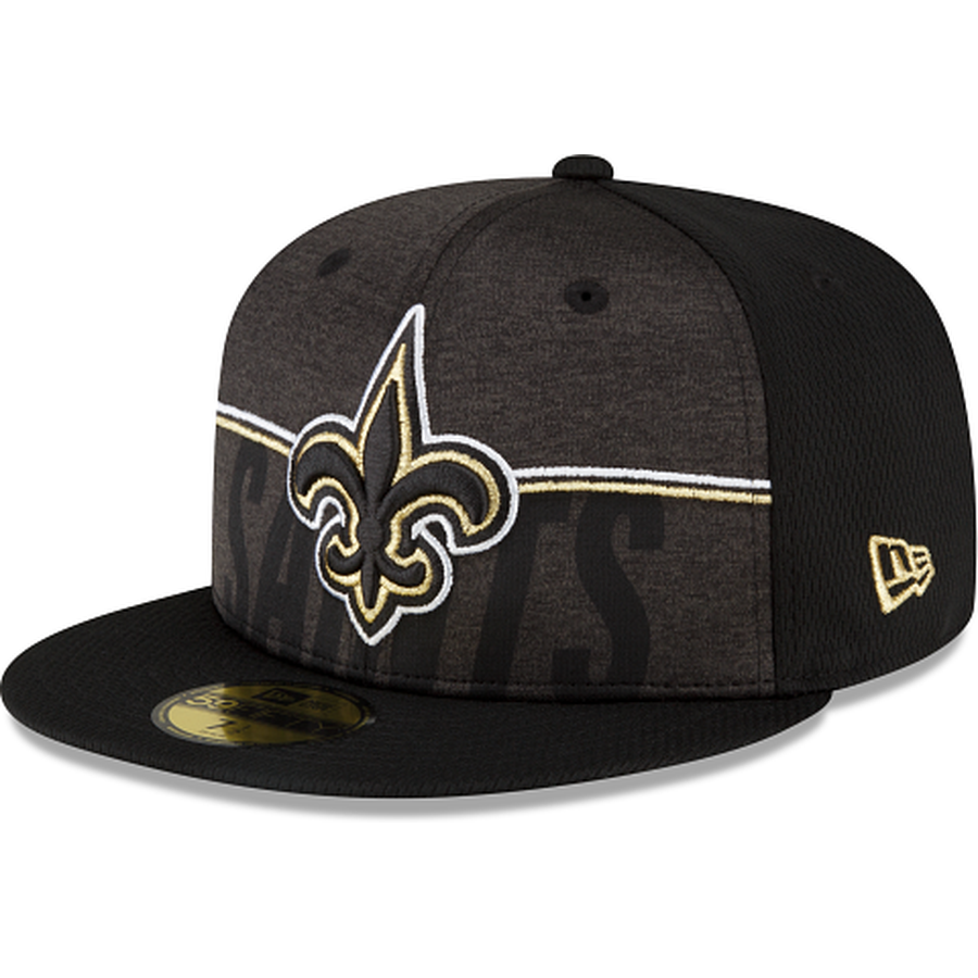 New Era New Orleans Saints 2023 Training Black 59FIFTY Fitted Hat