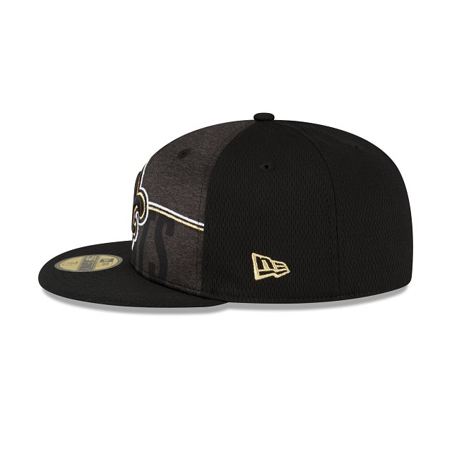 New Era New Orleans Saints 2023 Training Black 59FIFTY Fitted Hat