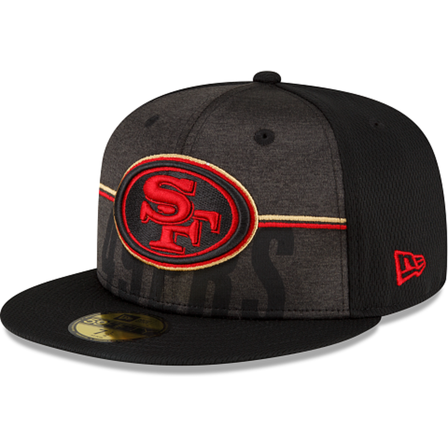 New Era San Francisco 49ers 2023 Training Black 59FIFTY Fitted Hat new-era-san-francisco-49ers-2023-training-black-59fifty-fitted-hat