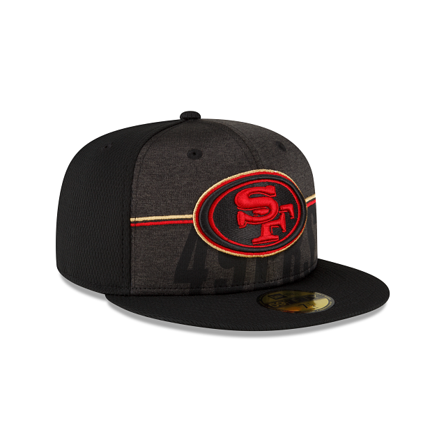 New Era San Francisco 49ers 2023 Training Black 59FIFTY Fitted Hat