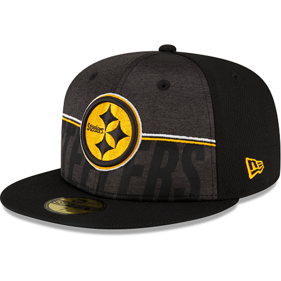 New Era Pittsburgh Steelers 2023 Training Black 59FIFTY Fitted Hat