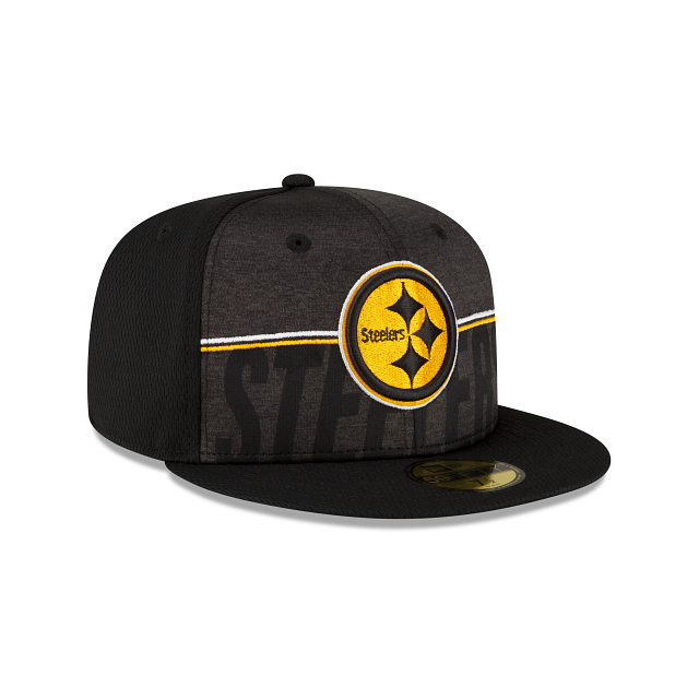 New Era Pittsburgh Steelers 2023 Training Black 59FIFTY Fitted Hat