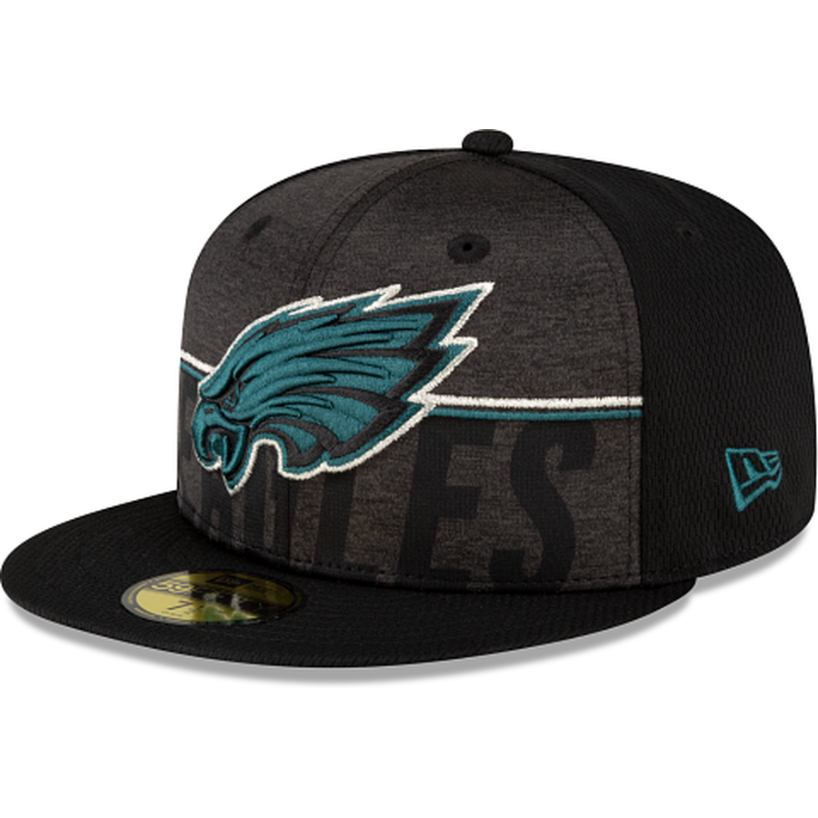 New Era Philadelphia Eagles 2023 Training Black 59FIFTY Fitted Hat