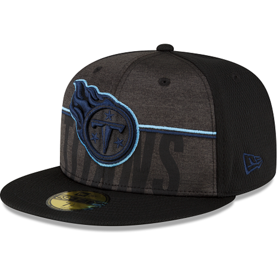 New Era Tennessee Titans 2023 Training Black 59FIFTY Fitted Hat