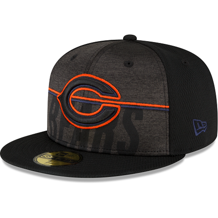 New Era Chicago Bears 2023 Training Black 59FIFTY Fitted Hat