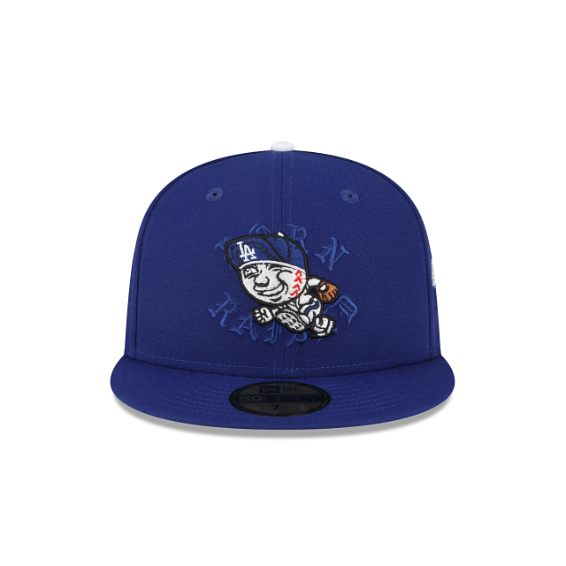 New Era Born x Raised X Mister Cartoon Los Angeles Dodgers Blue 59FIFTY Fitted Hat