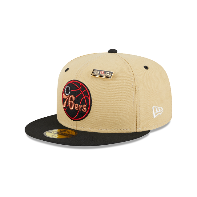New Era Philadelphia 76ers Tan '59FIFTY Day' 2023 59FIFTY Fitted Hat