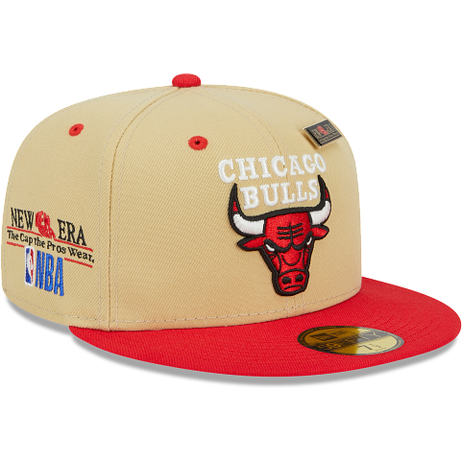 New Era Chicago Bulls Tan '59FIFTY Day' 2023 59FIFTY Fitted Hat