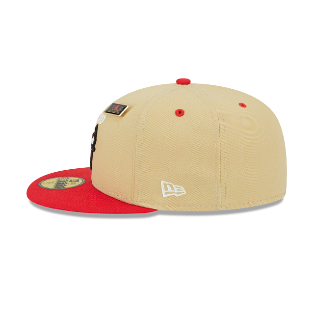New Era Chicago Bulls Tan '59FIFTY Day' 2023 59FIFTY Fitted Hat