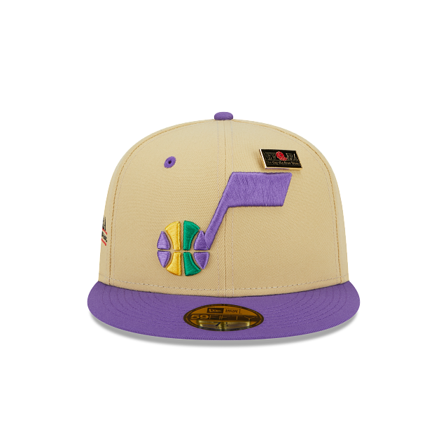 New Era Utah Jazz Tan '59FIFTY Day' 2023 59FIFTY Fitted Hat