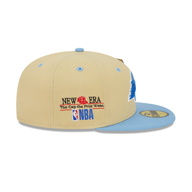 New Era Los Angeles Lakers Tan '59FIFTY Day' 2023 59FIFTY Fitted Hat