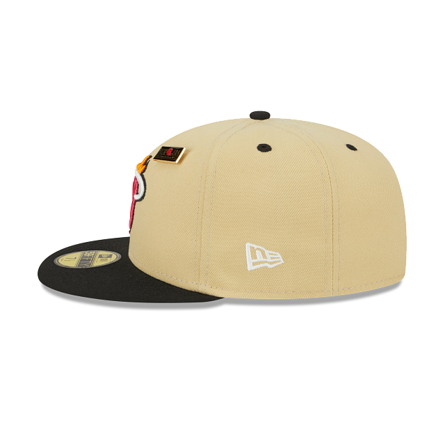 New Era Miami Heat Tan '59FIFTY Day' 2023 59FIFTY Fitted Hat