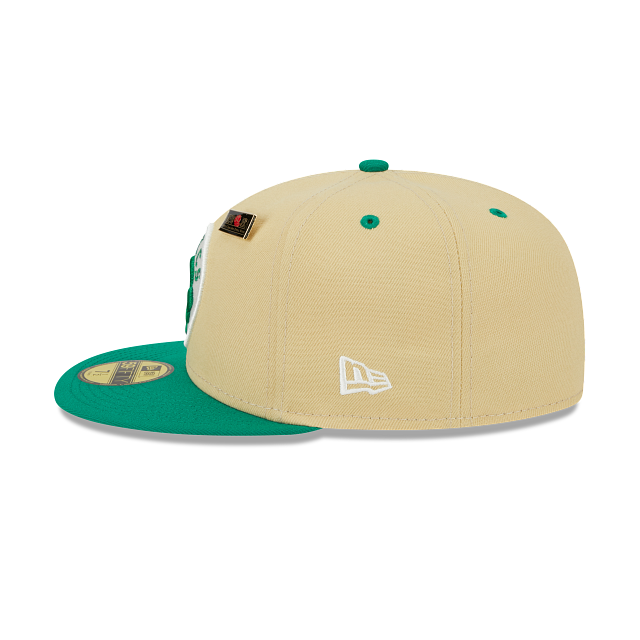 New Era Boston Celtics Tan '59FIFTY Day' 2023 59FIFTY Fitted Hat