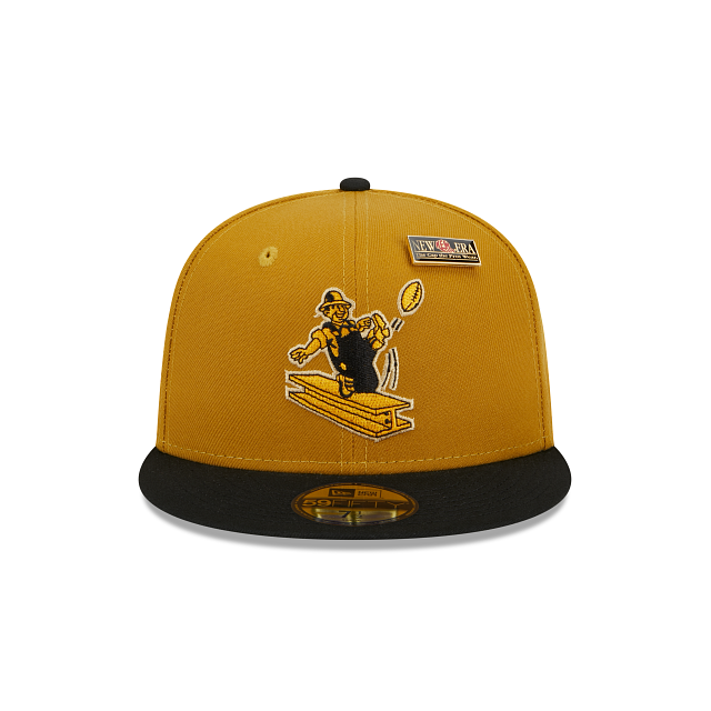 New Era Pittsburgh Steelers Bronze '59FIFTY Day' 2023 59FIFTY Fitted Hat