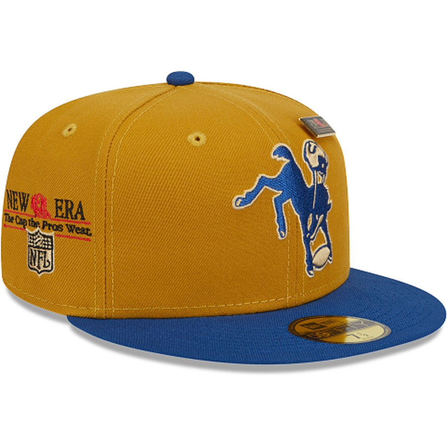 New Era Indianapolis Colts Bronze '59FIFTY Day' 2023 59FIFTY Fitted Ha