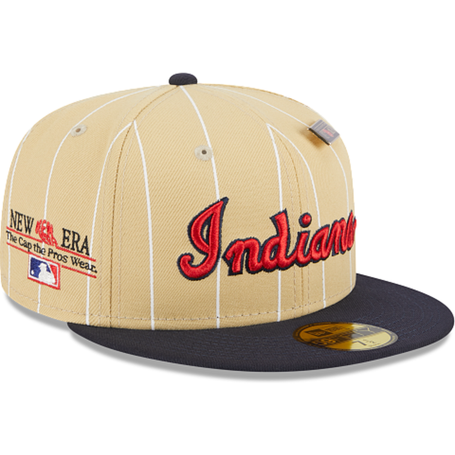 New Era Cleveland Guardians Pinstripe '59FIFTY Day' 2023 59FIFTY Fitted Hat