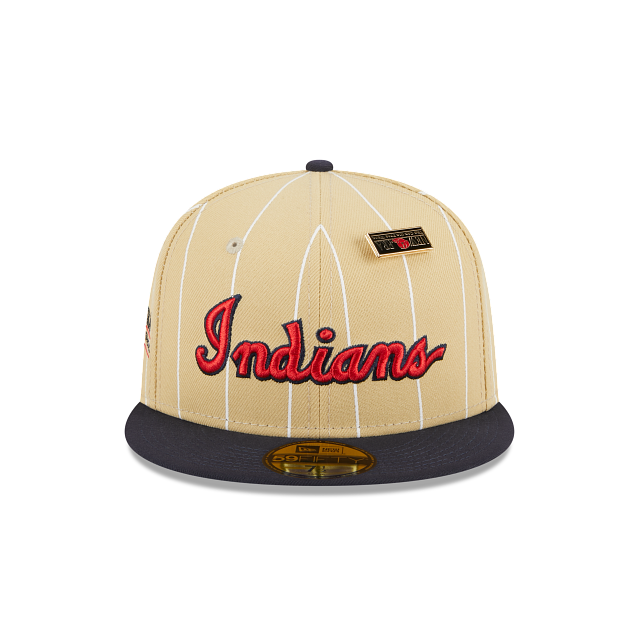 New Era Cleveland Guardians Pinstripe '59FIFTY Day' 2023 59FIFTY Fitted Hat