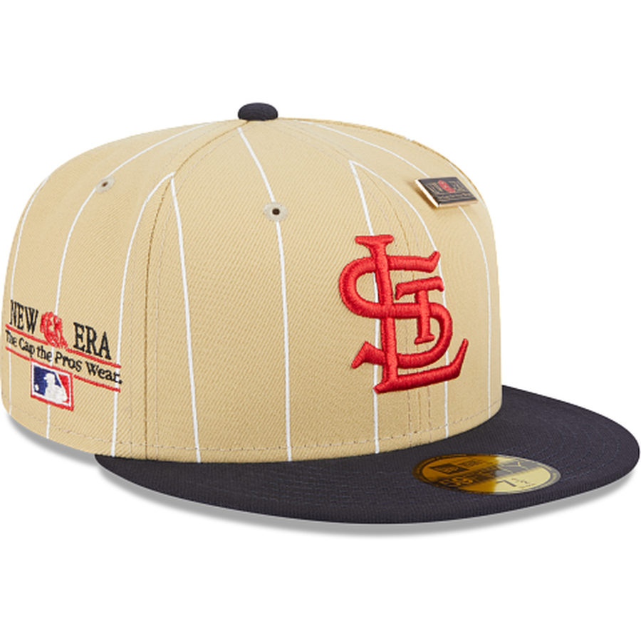New Era St. Louis Cardinals Pinstripe '59FIFTY Day' 2023 59FIFTY Fitted Hat