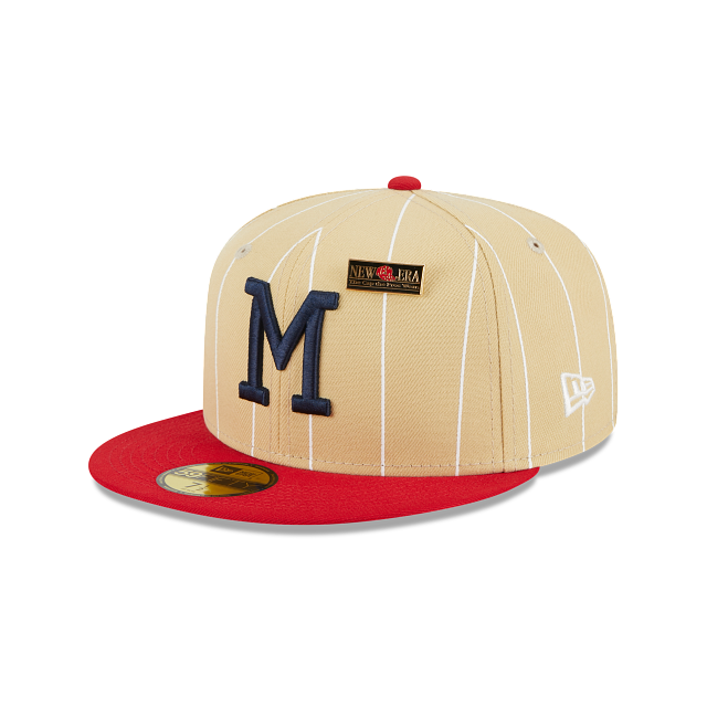 New Era Milwaukee Braves Pinstripe '59FIFTY Day' 2023 59FIFTY Fitted Hat