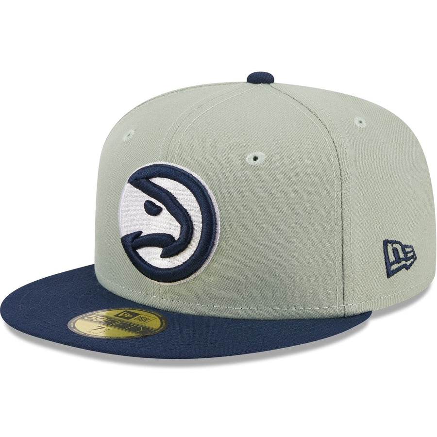 New Era Atlanta Hawks Colorpack Gray/Navy 2023 59FIFTY Fitted Hat