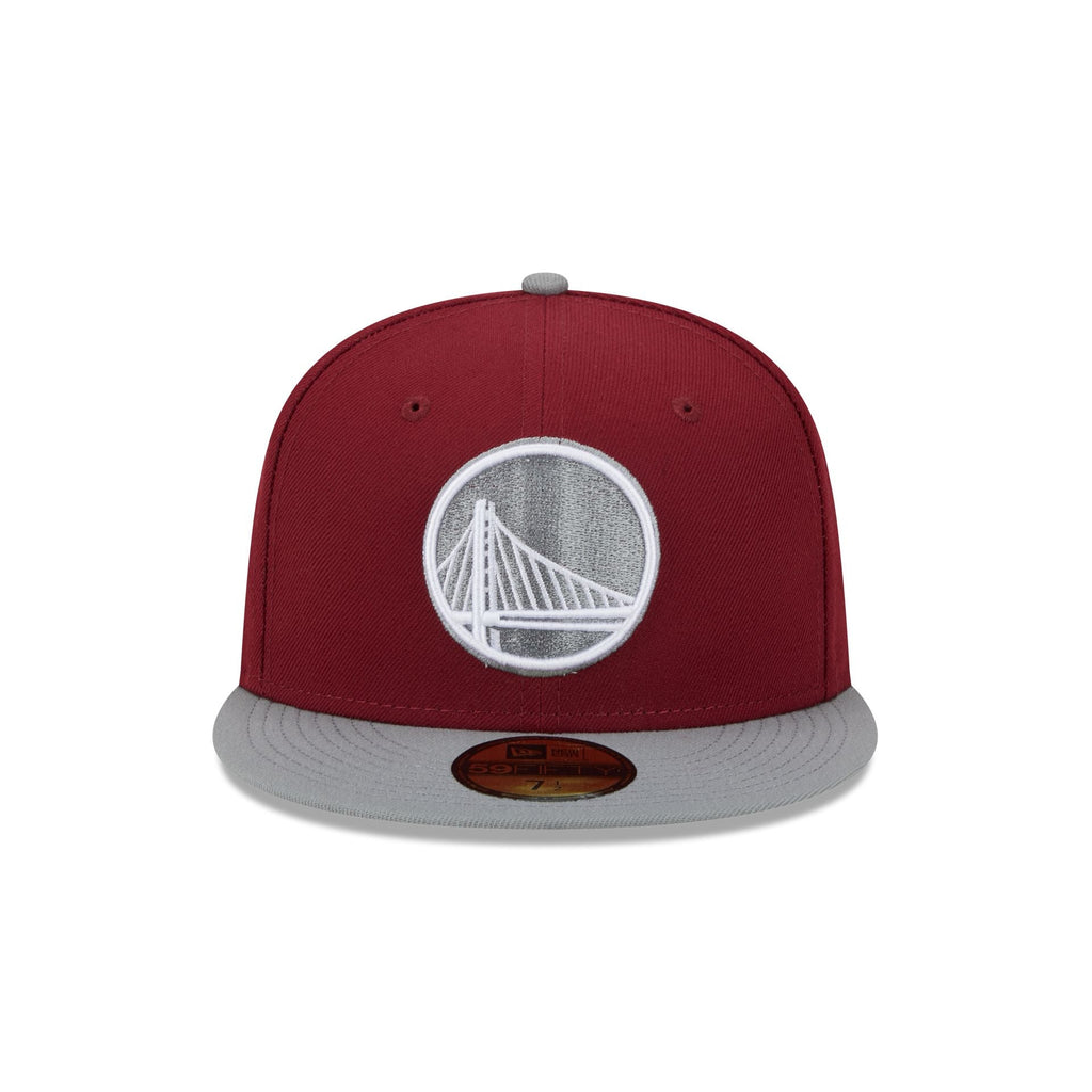 New Era Golden State Warriors Colorpack Burgundy/Grey 2023 59FIFTY Fitted Hat