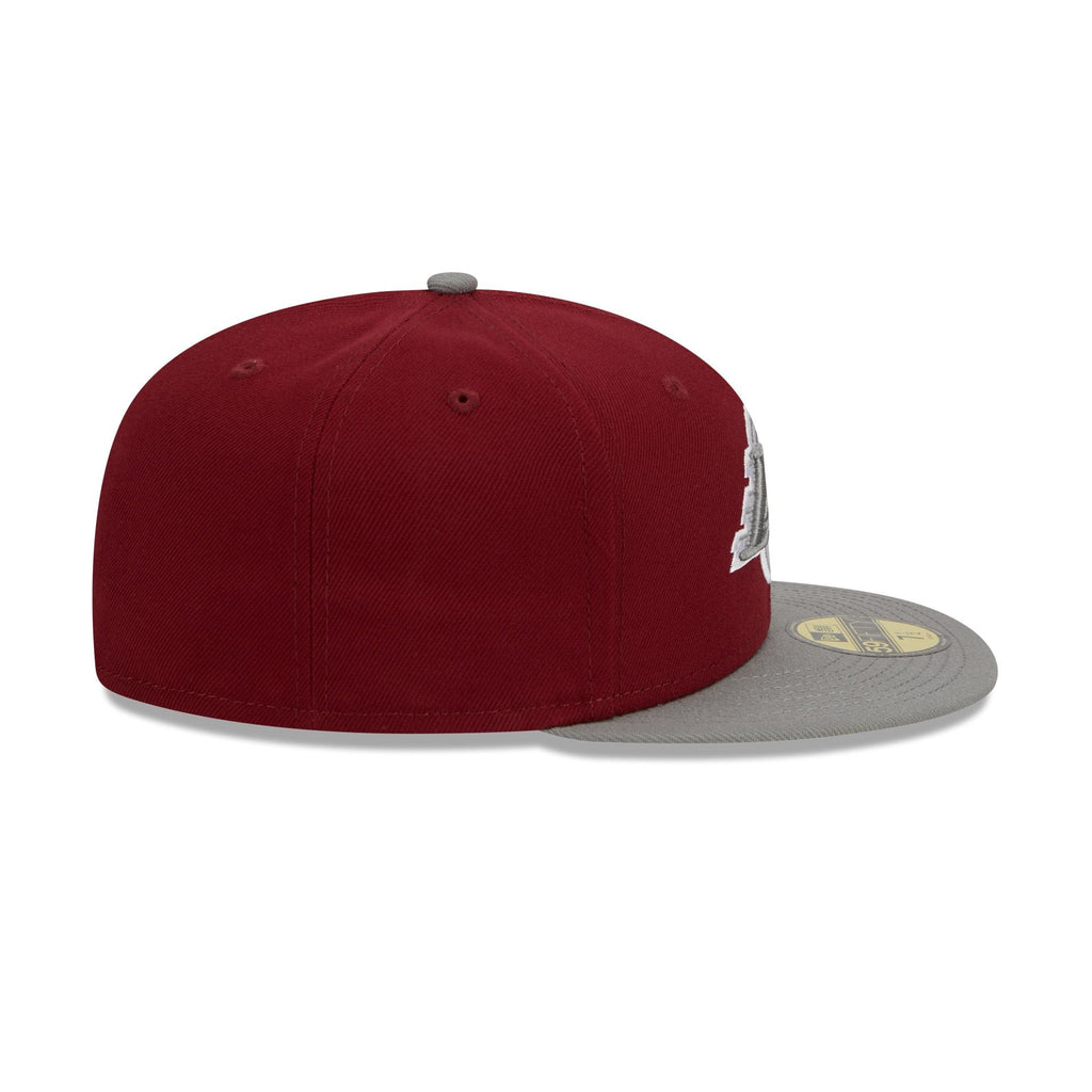 New Era Los Angeles Lakers Colorpack Burgundy/Grey 2023 59FIFTY Fitted Hat
