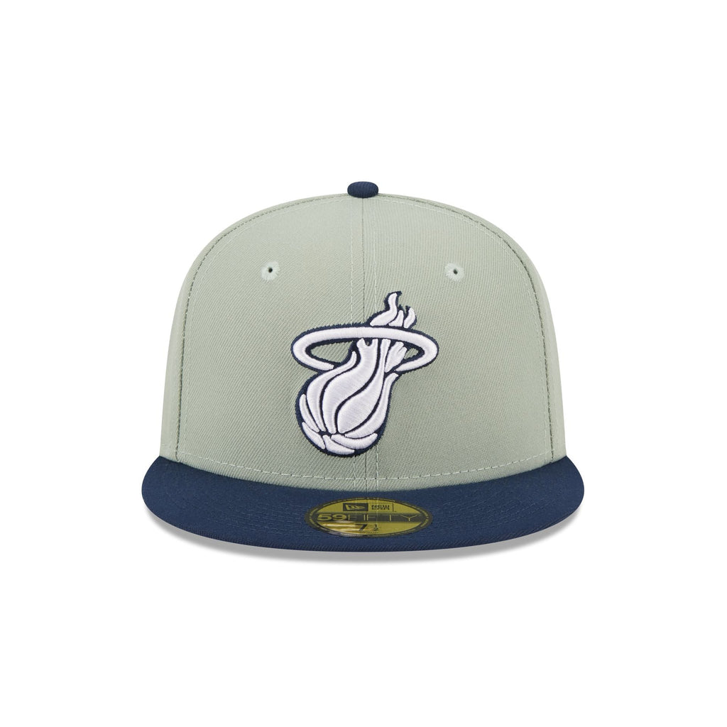 New Era Miami Heat Colorpack Gray/Navy 2023 59FIFTY Fitted Hat