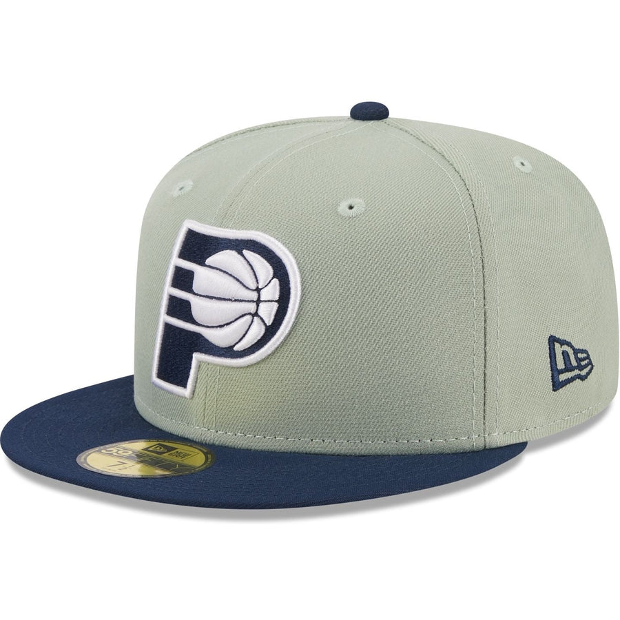 New Era Indiana Pacers Colorpack Gray/Navy 2023 59FIFTY Fitted Hat
