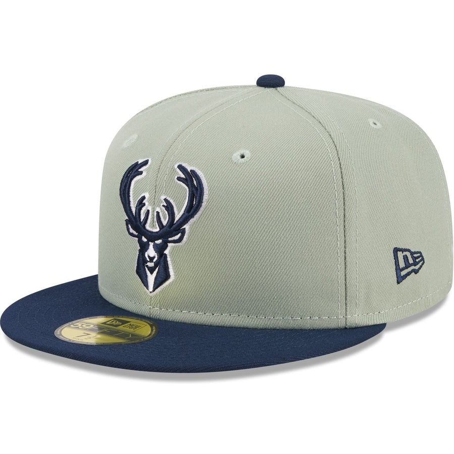 New Era Milwaukee Bucks Colorpack Gray/Navy 2023 59FIFTY Fitted Hat