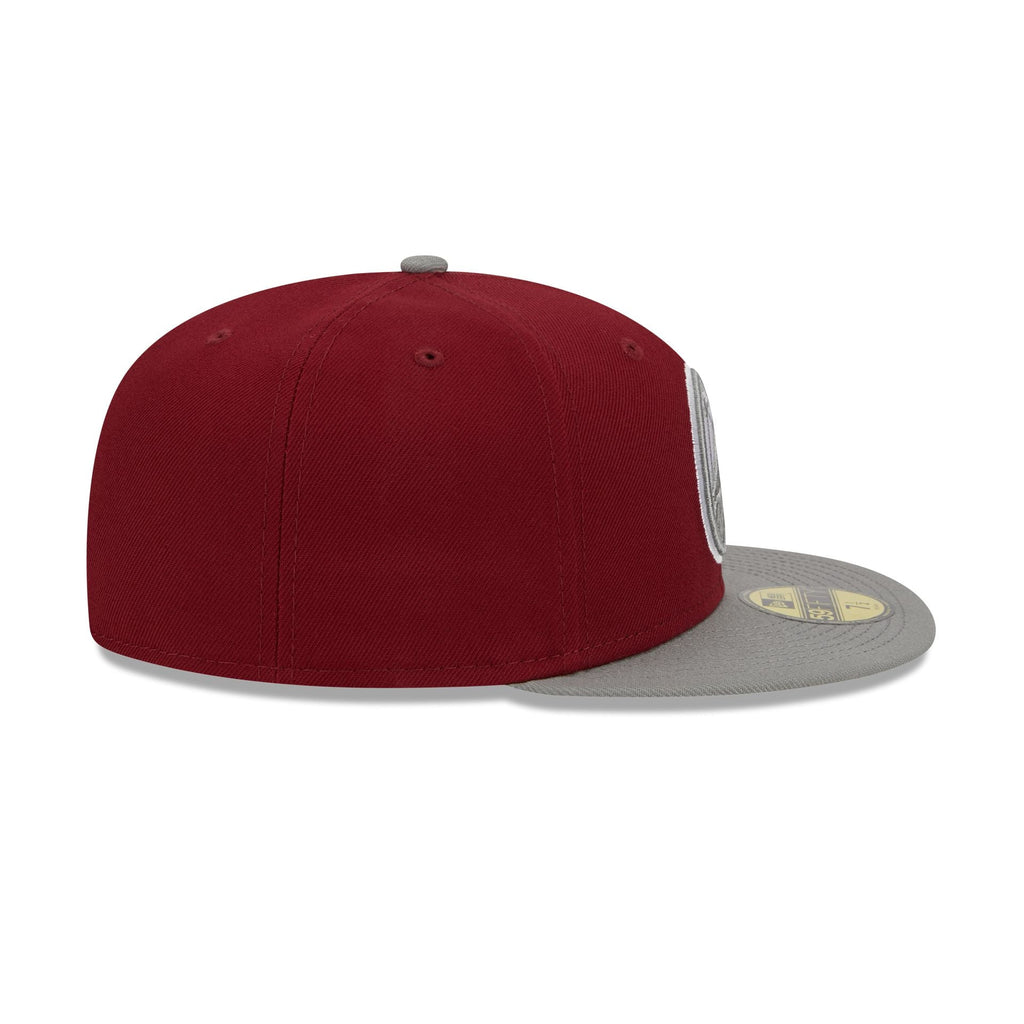 New Era Minnesota Timberwolves Colorpack Burgundy/Grey 2023 59FIFTY Fitted Hat