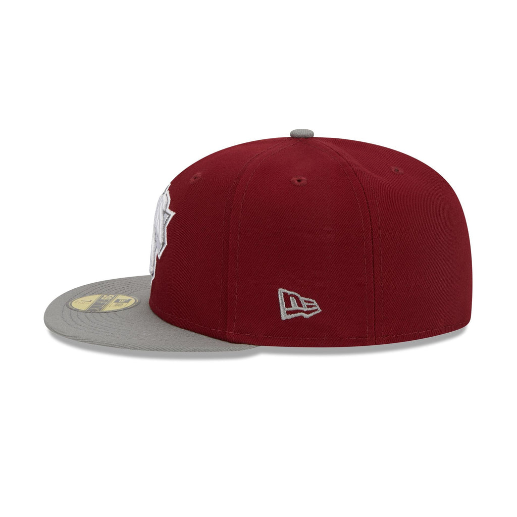 New Era New York Knicks Colorpack Burgundy/Grey 2023 59FIFTY Fitted Hat