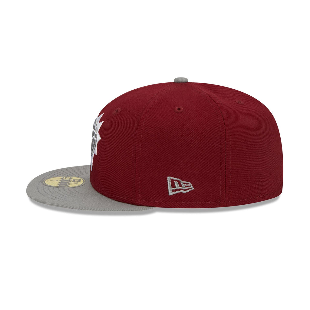 New Era Phoenix Suns Colorpack Burgundy/Grey 2023 59FIFTY Fitted Hat