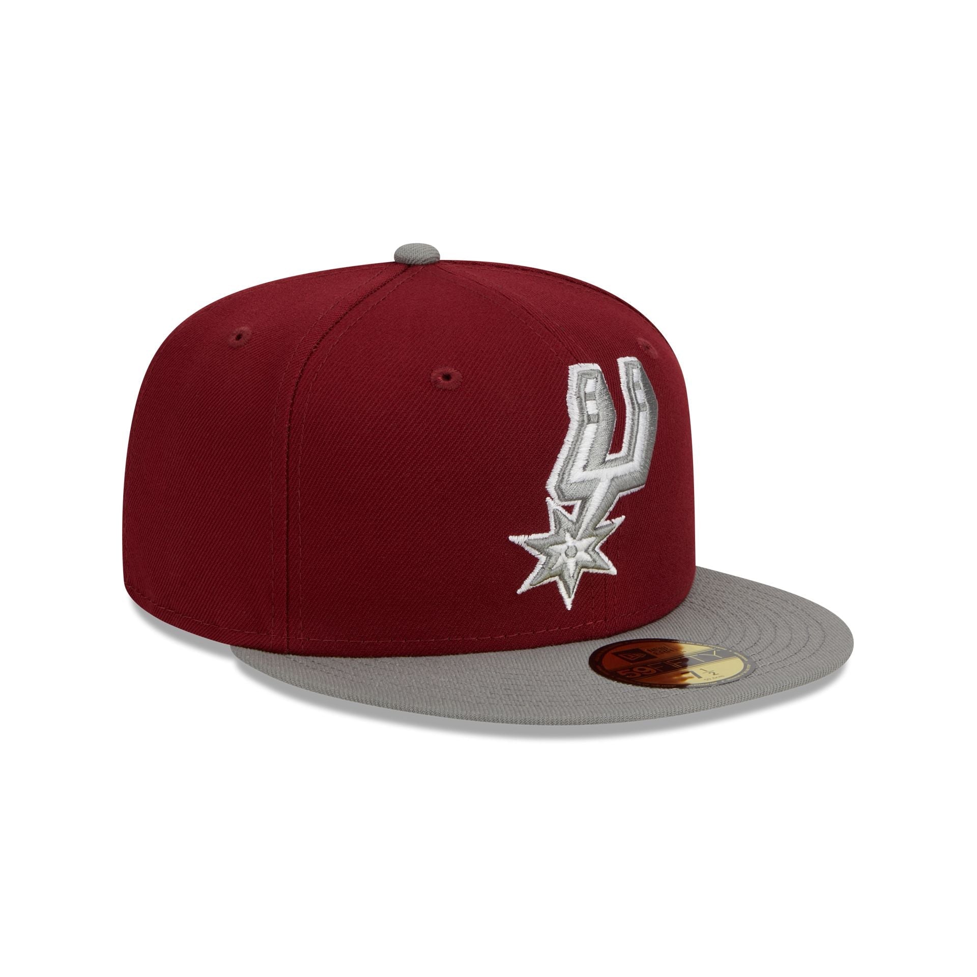 New Era San Antonio Spurs Colorpack Burgundy/Grey 2023 59FIFTY Fitted