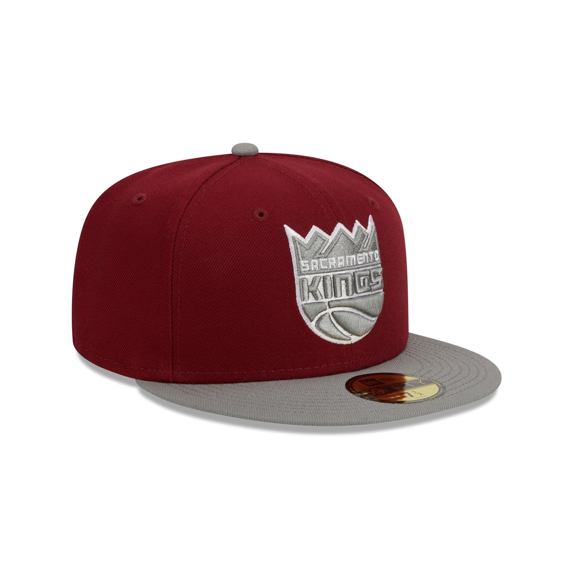 New Era Sacramento Kings Colorpack Burgundy/Grey 2023 59FIFTY Fitted H