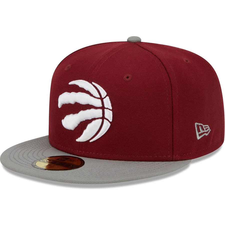 New Era Toronto Raptors Colorpack Burgundy/Grey 2023 59FIFTY Fitted Hat